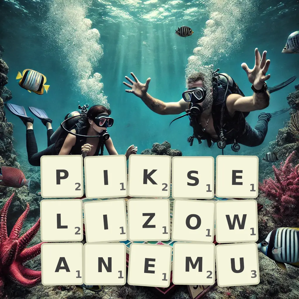 Słowa z liter PIKSELIZOWANEMU