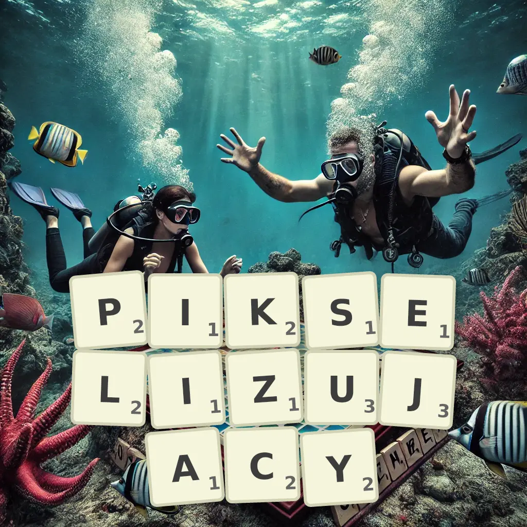 Słowa z liter PIKSELIZUJĄCY