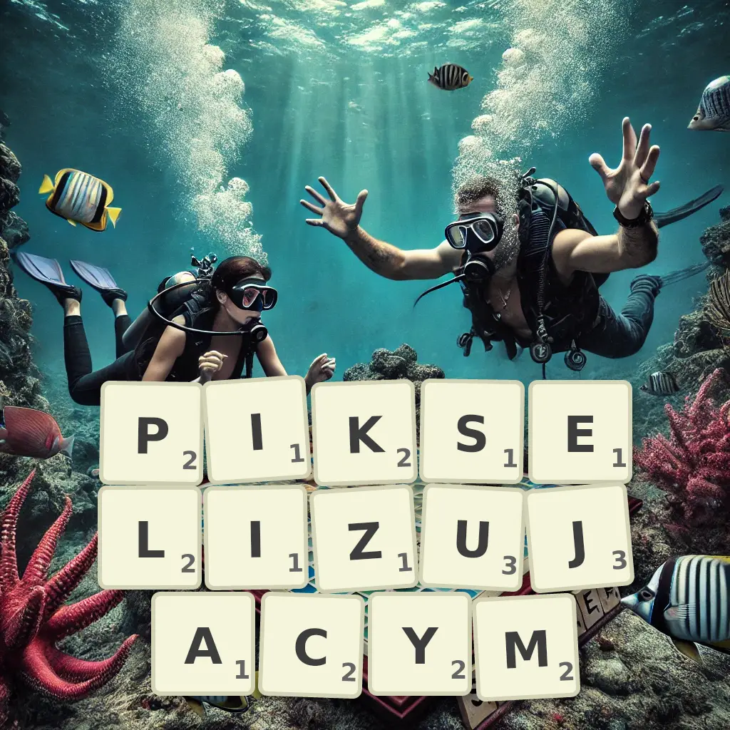 Słowa z liter PIKSELIZUJĄCYM