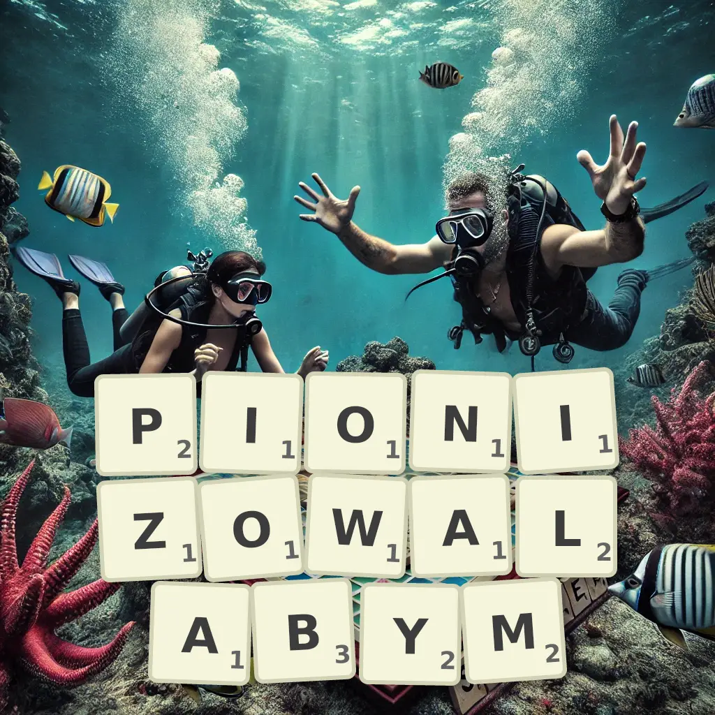 Słowa z liter PIONIZOWAŁABYM