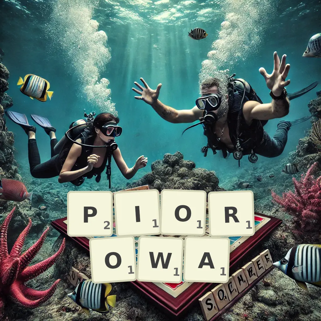 Słowa z liter PIÓROWĄ