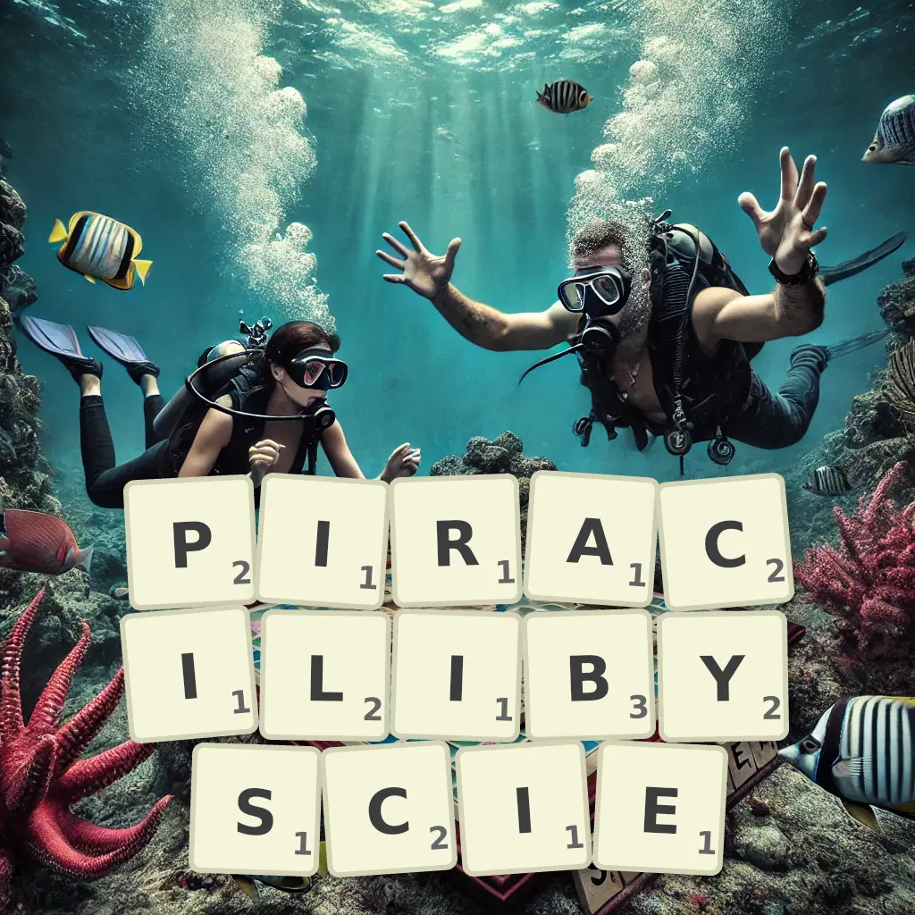 Słowa z liter PIRACILIBYŚCIE