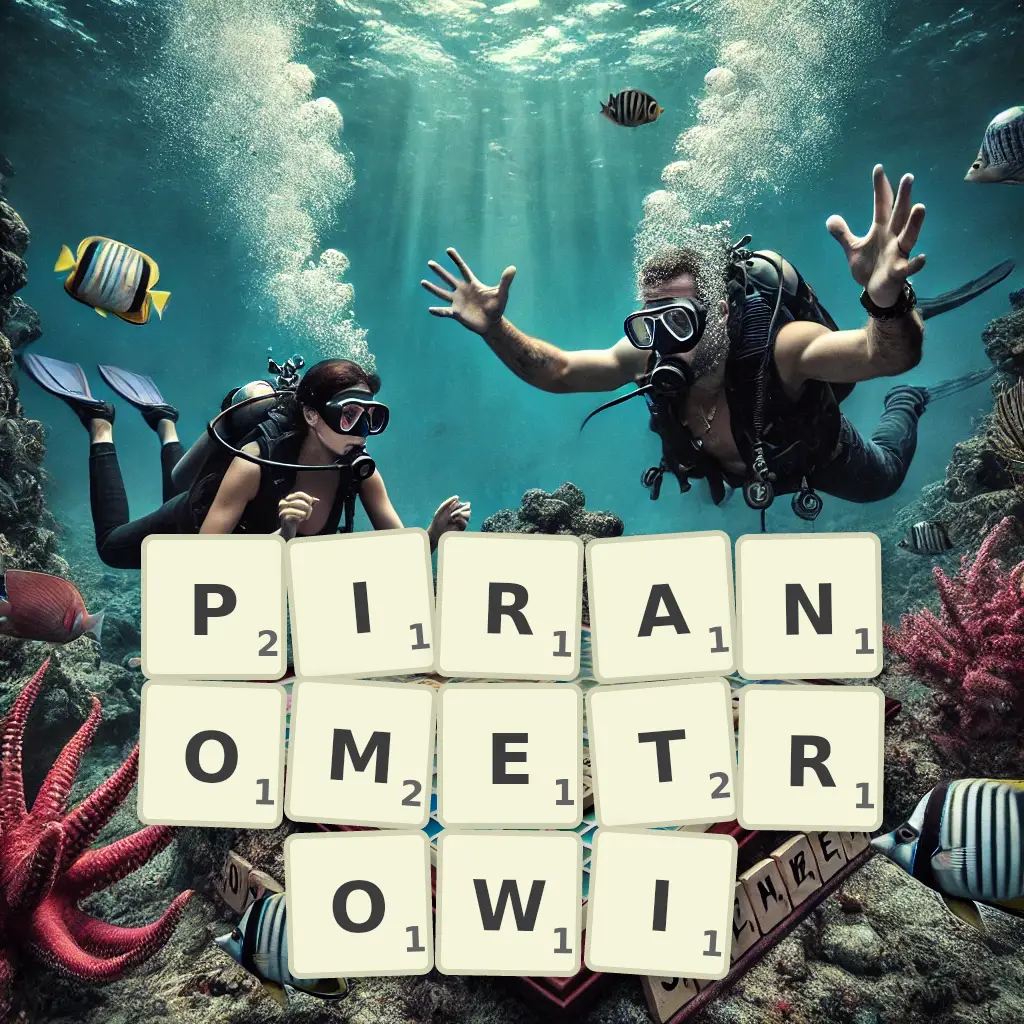 Słowa z liter PIRANOMETROWI