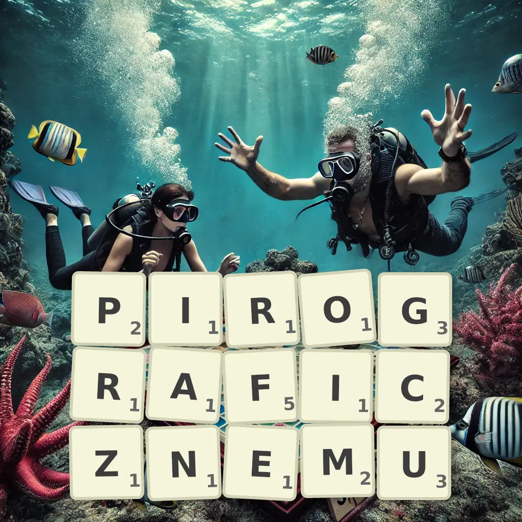 Słowa z liter PIROGRAFICZNEMU