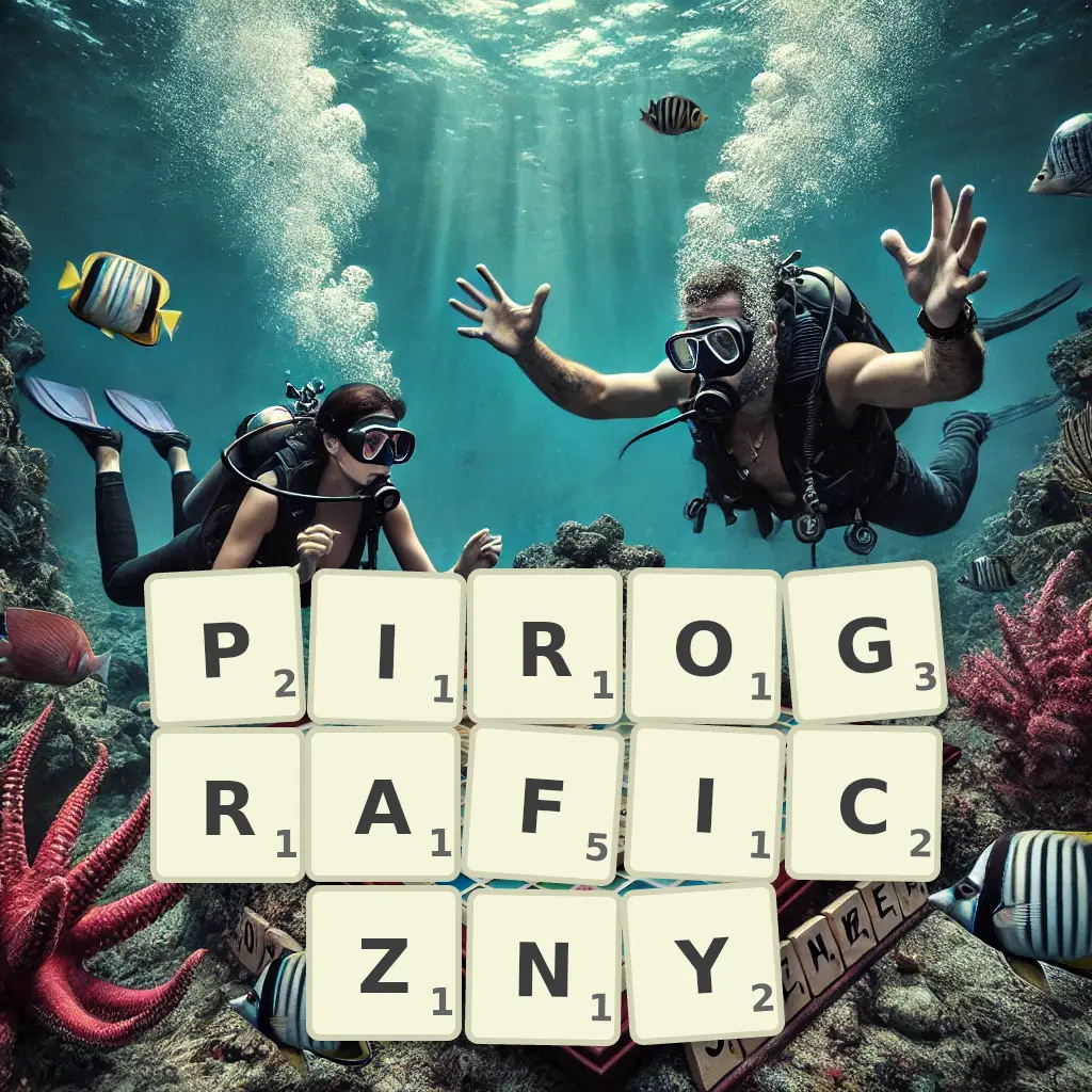 Słowa z liter PIROGRAFICZNY