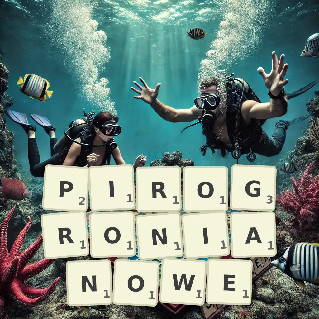 Słowa z liter PIROGRONIANOWE