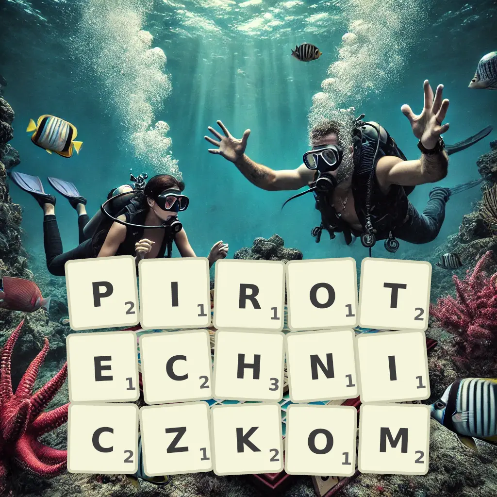 Słowa z liter PIROTECHNICZKOM
