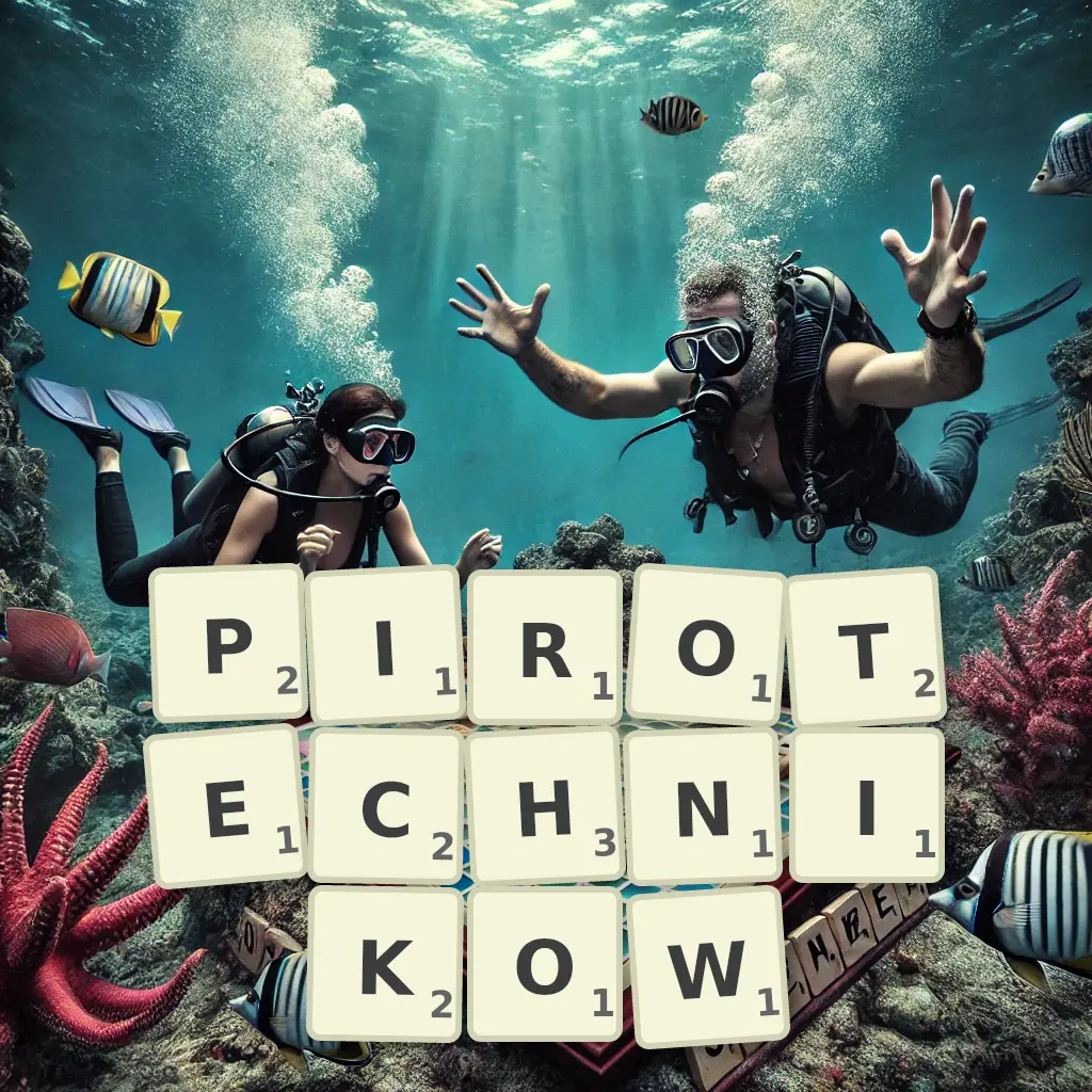 Słowa z liter PIROTECHNIKÓW