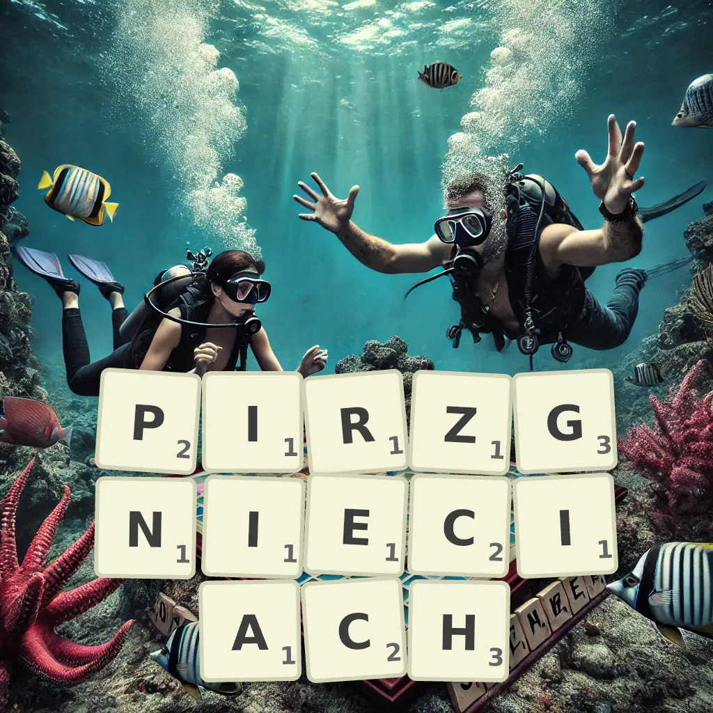 Słowa z liter PIRZGNIĘCIACH
