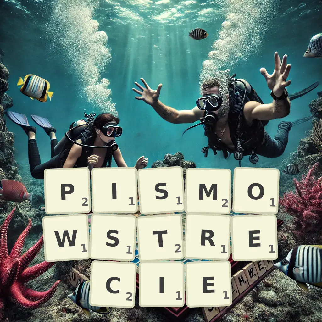 Słowa z liter PISMOWSTRĘCIE