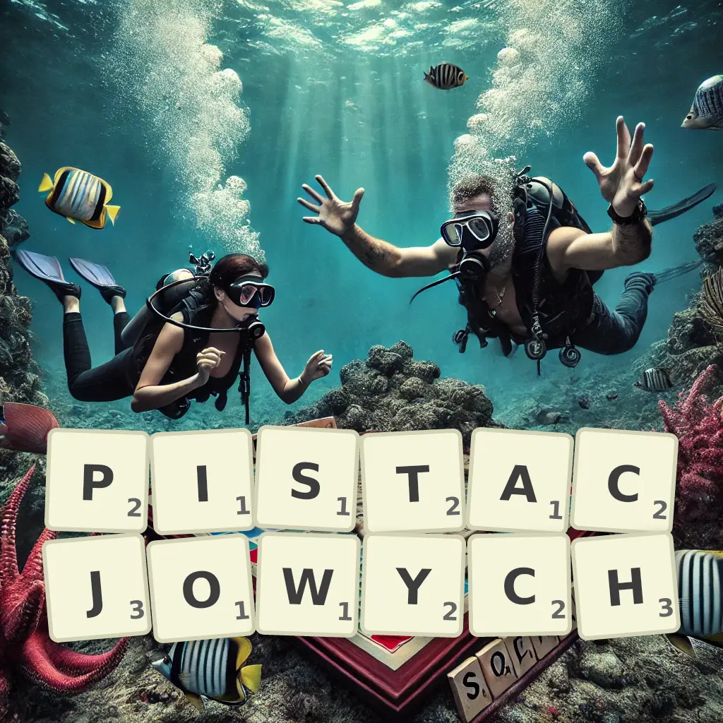 Słowa z liter PISTACJOWYCH