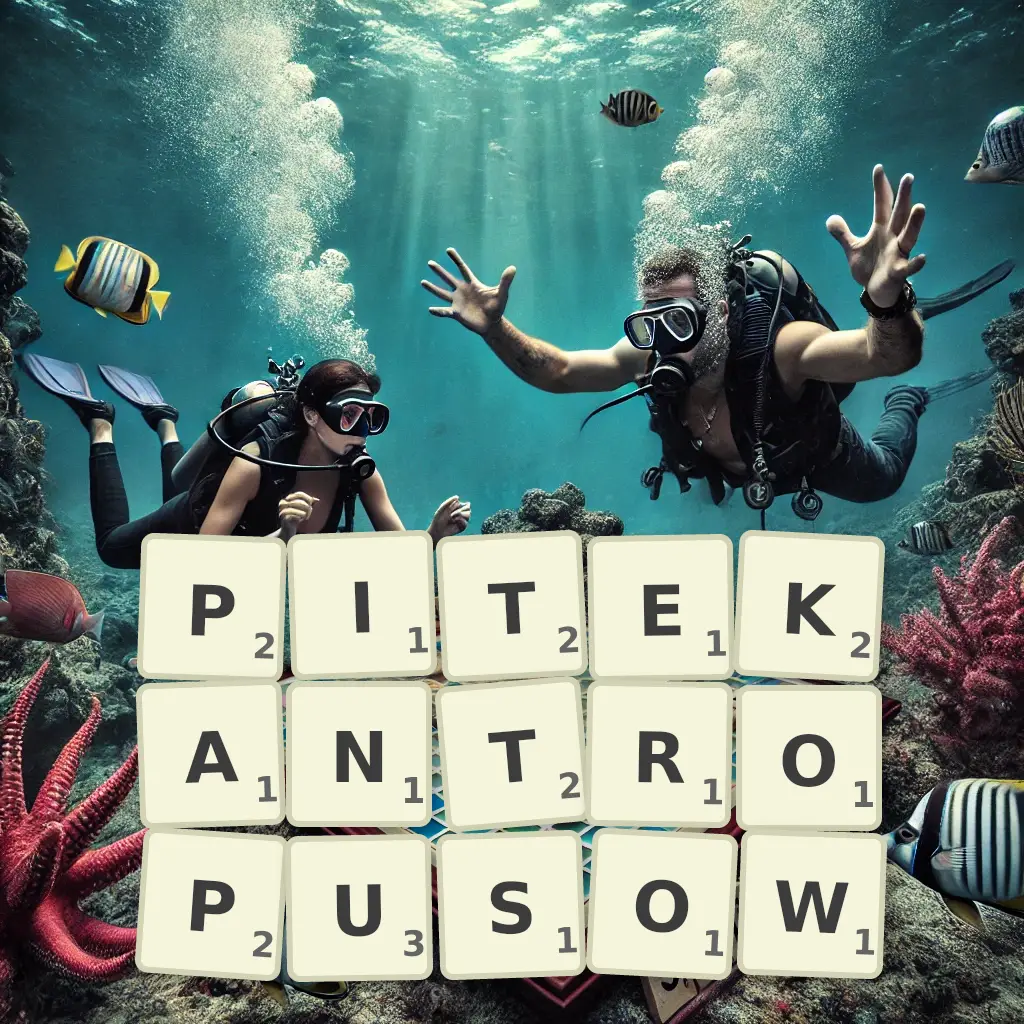 Słowa z liter PITEKANTROPUSÓW