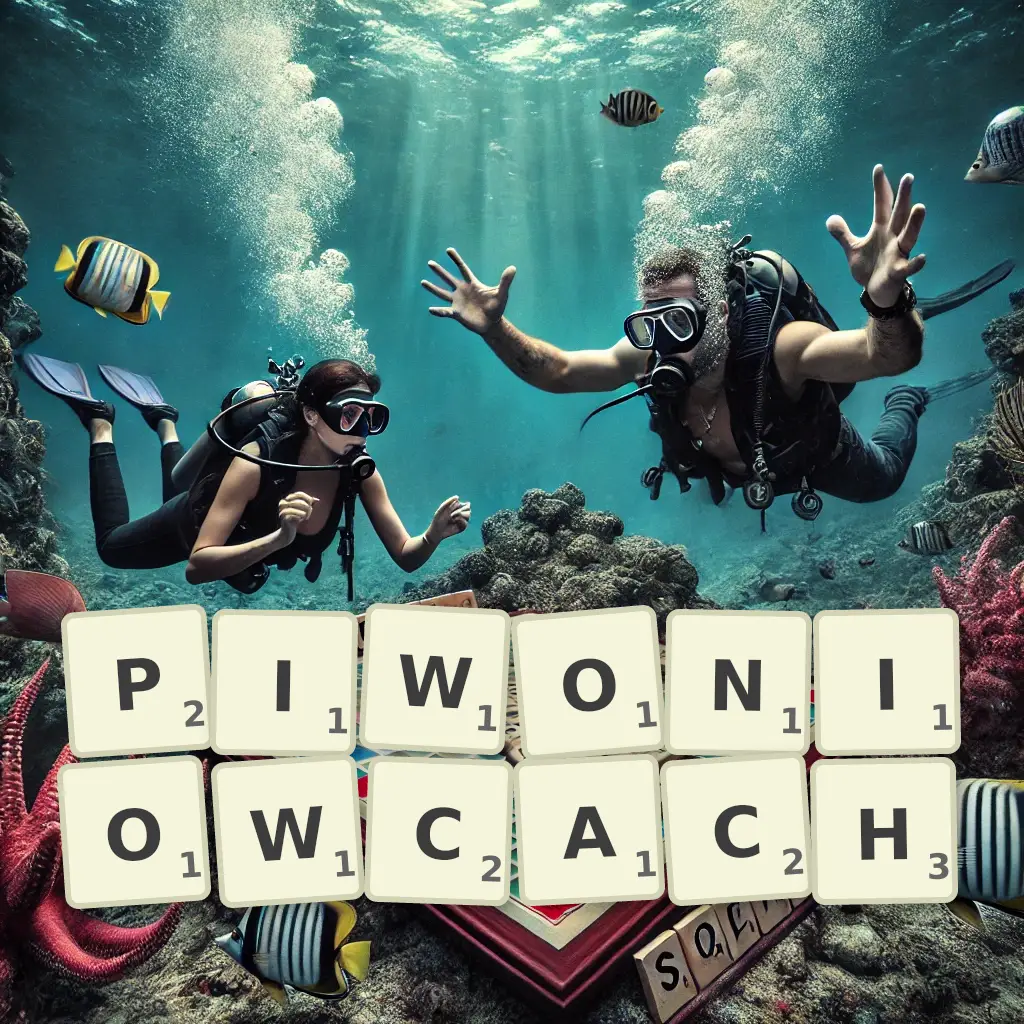 Słowa z liter PIWONIOWCACH