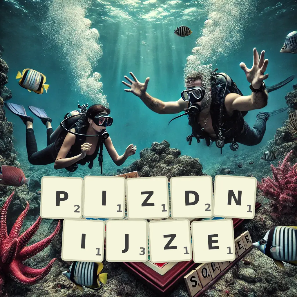 Słowa z liter PIZDNIJŻE