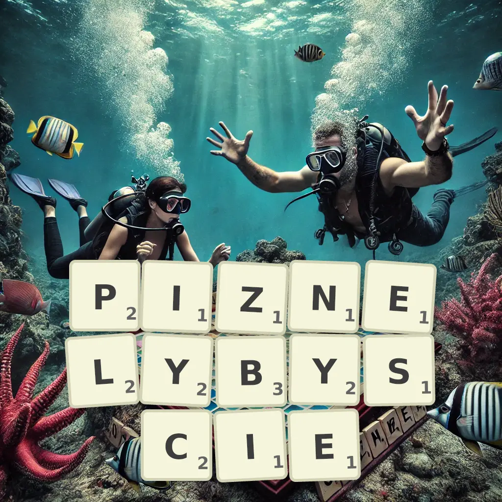 Słowa z liter PIZNĘŁYBYŚCIE