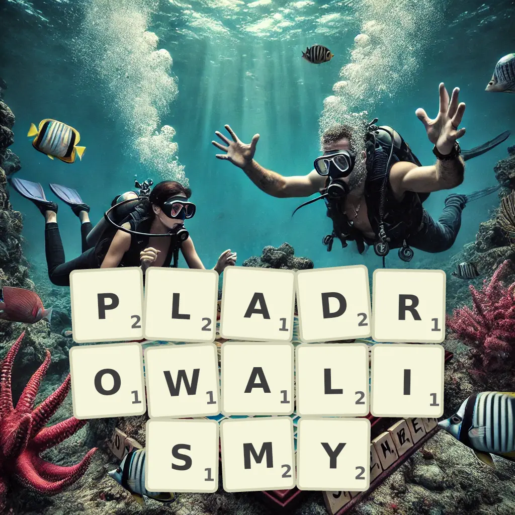 Słowa z liter PLĄDROWALIŚMY