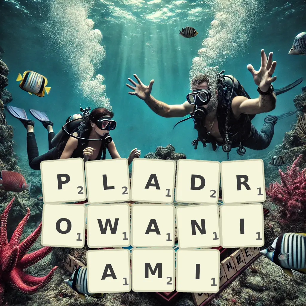 Słowa z liter PLĄDROWANIAMI