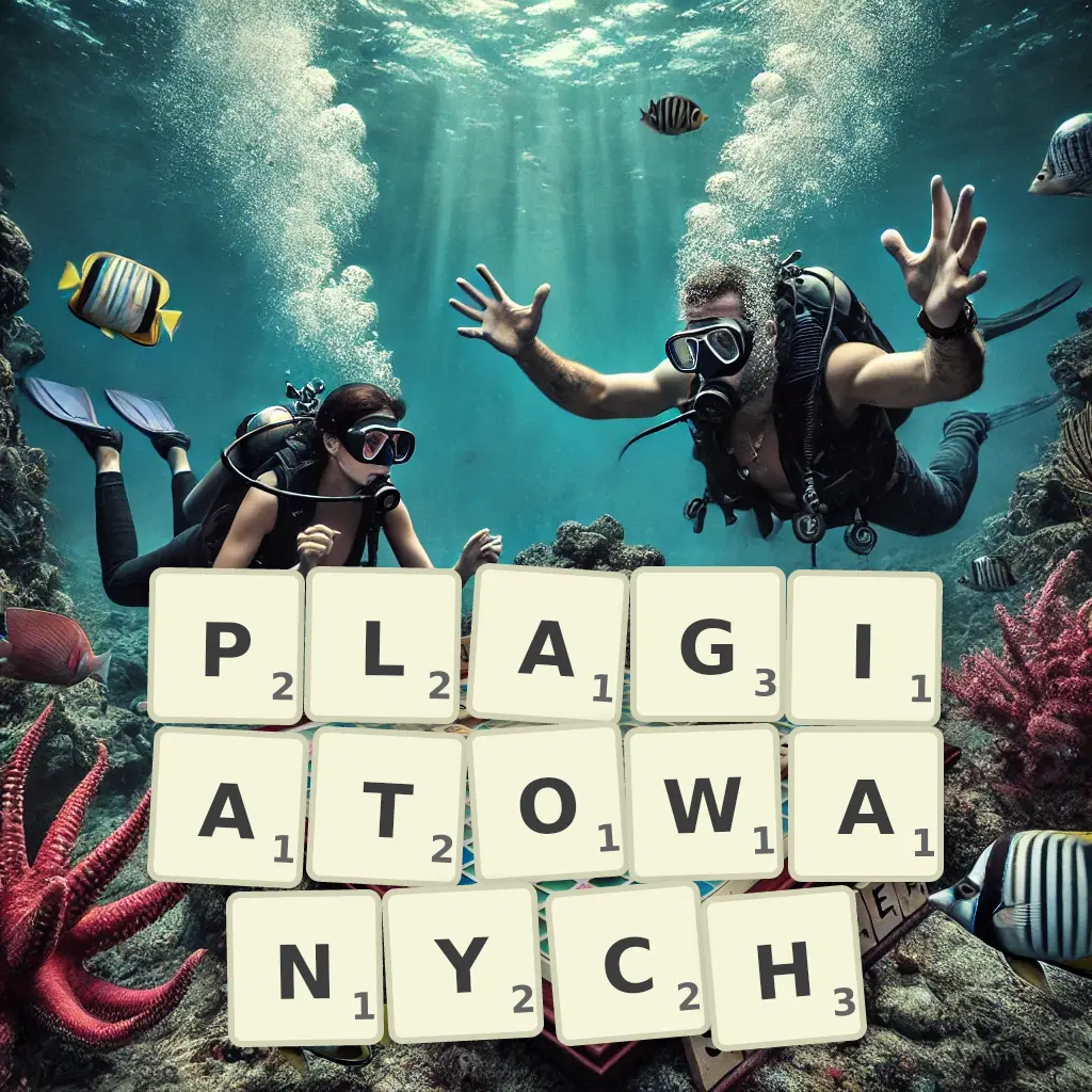 Słowa z liter PLAGIATOWANYCH