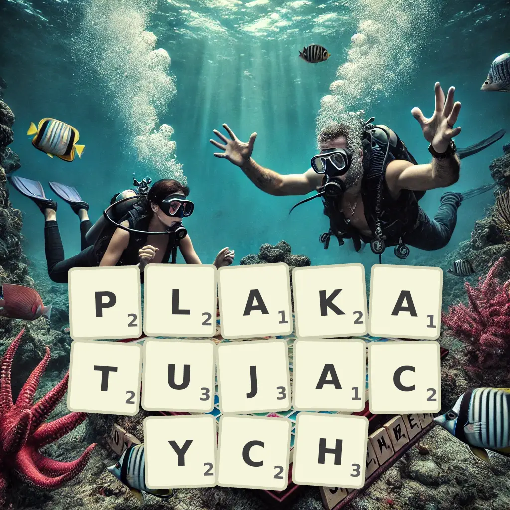Słowa z liter PLAKATUJĄCYCH