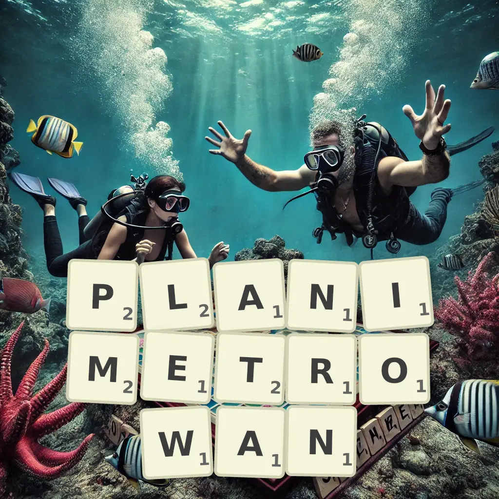 Słowa z liter PLANIMETROWAŃ