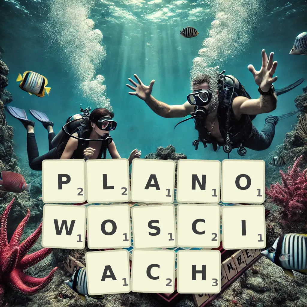 Słowa z liter PLANOWOŚCIACH