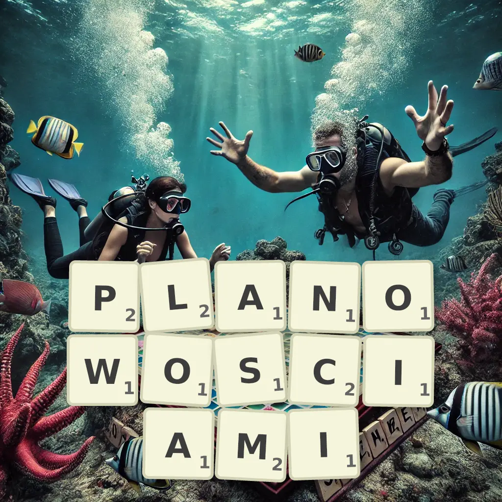 Słowa z liter PLANOWOŚCIAMI