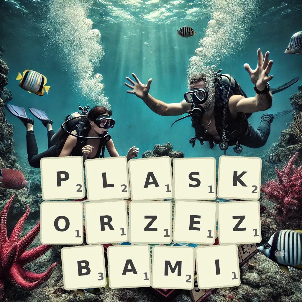 Słowa z liter PŁASKORZEŹBAMI