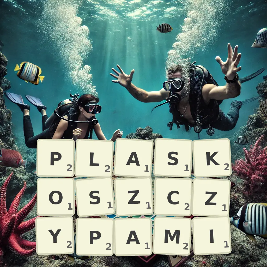 Słowa z liter PŁASKOSZCZYPAMI
