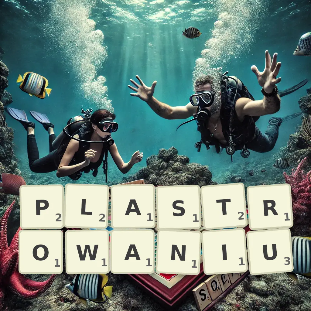 Słowa z liter PLASTROWANIU