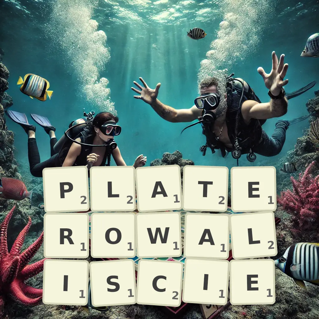 Słowa z liter PLATEROWALIŚCIE