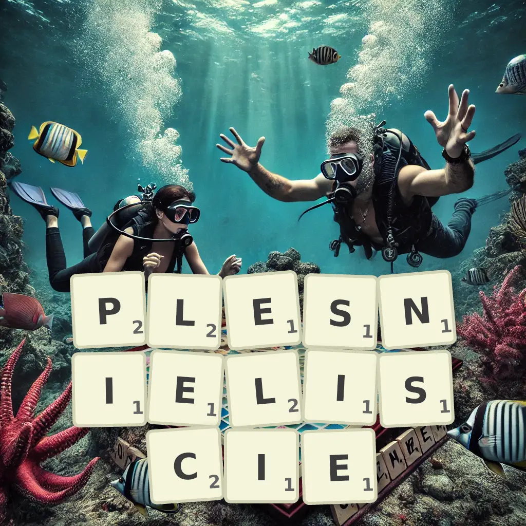 Słowa z liter PLEŚNIELIŚCIE