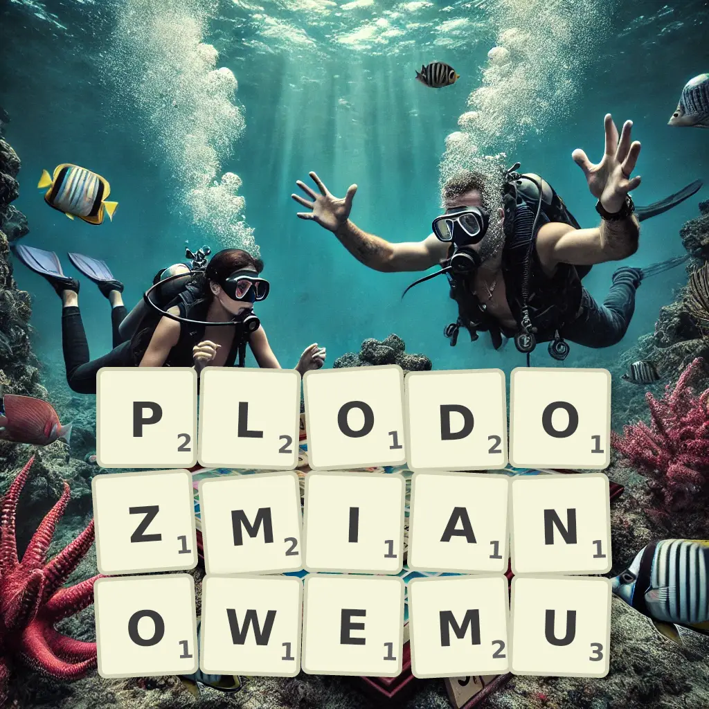 Słowa z liter PŁODOZMIANOWEMU