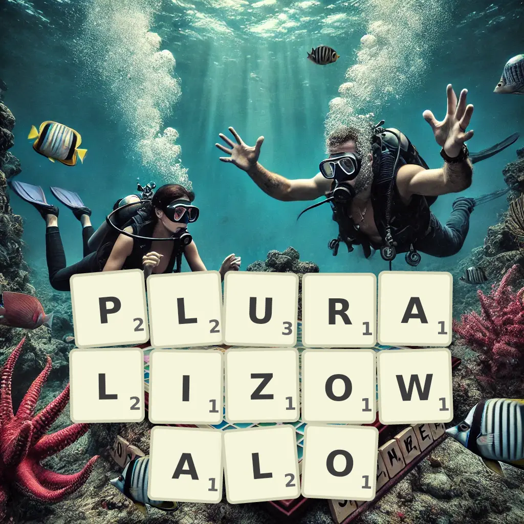 Słowa z liter PLURALIZOWAŁO
