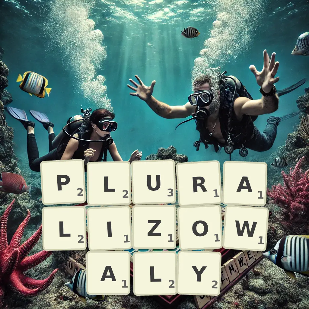 Słowa z liter PLURALIZOWAŁY