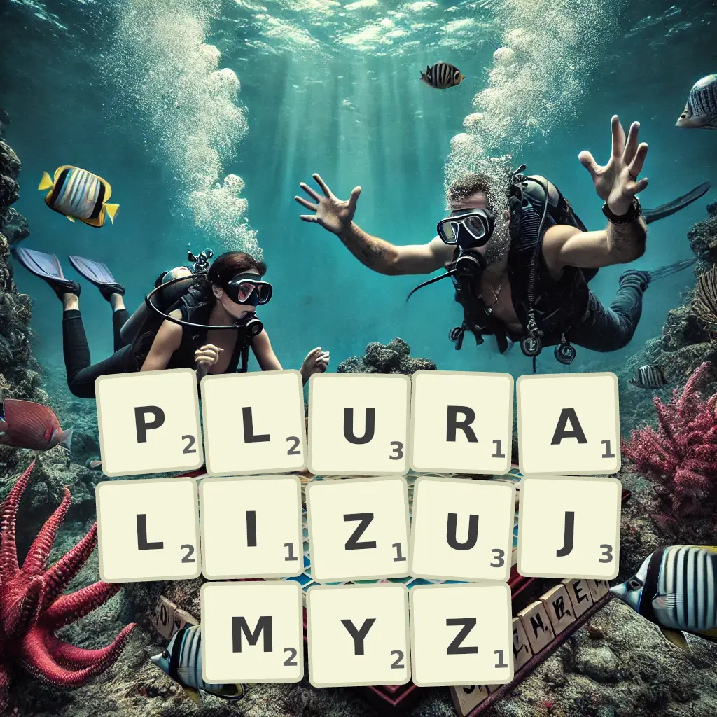 Słowa z liter PLURALIZUJMYŻ