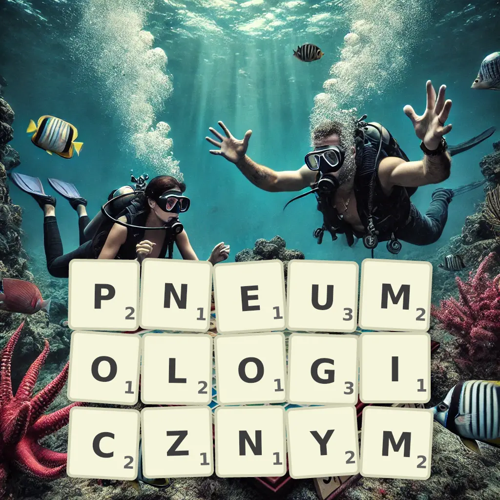 Słowa z liter PNEUMOLOGICZNYM