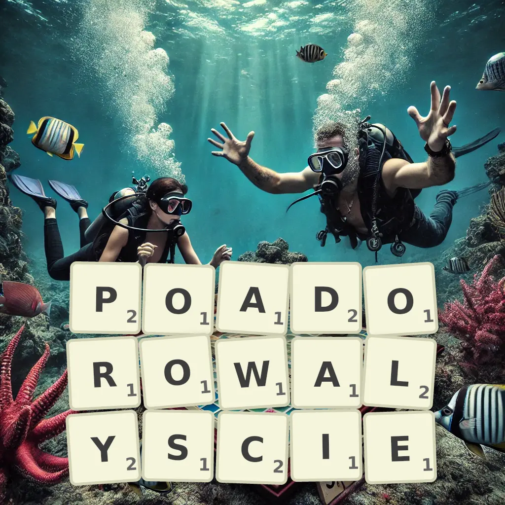 Słowa z liter POADOROWAŁYŚCIE