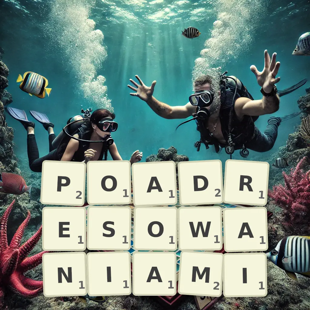 Słowa z liter POADRESOWANIAMI