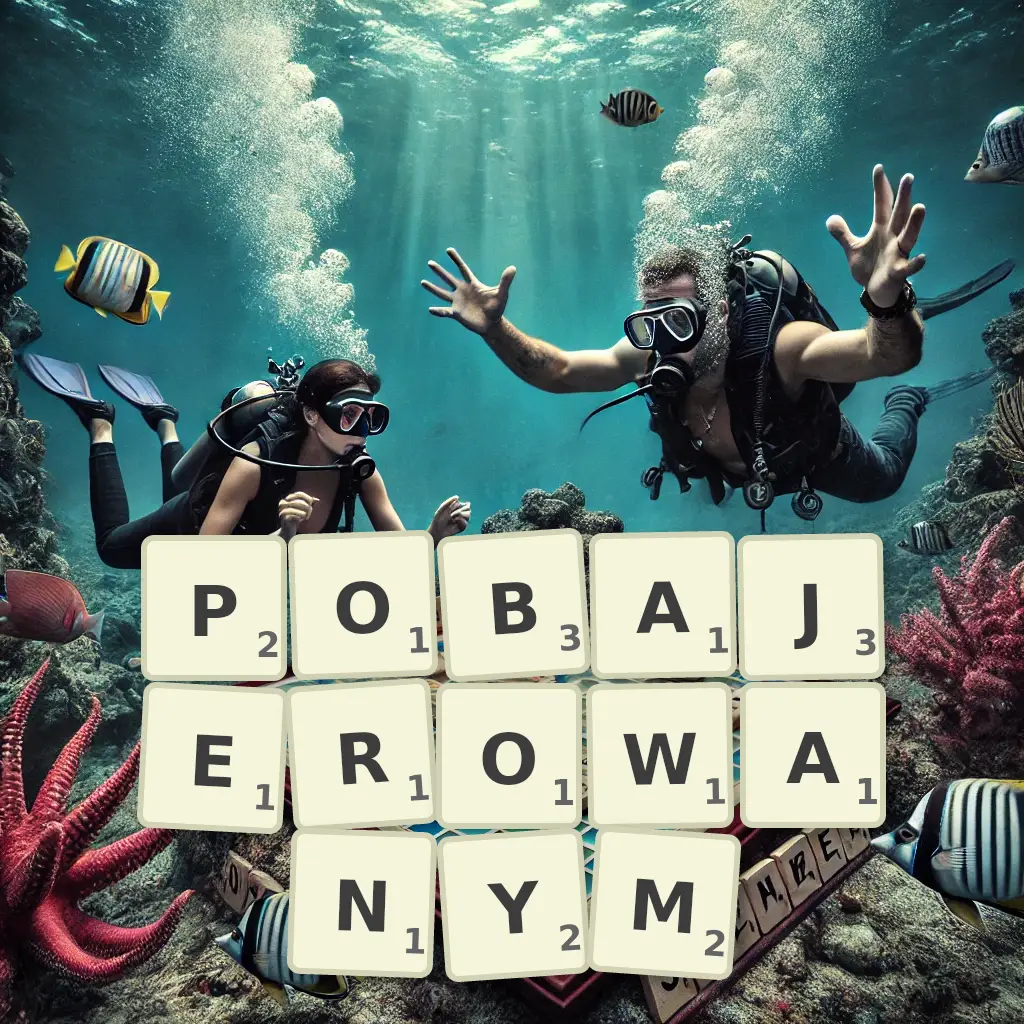 Słowa z liter POBAJEROWANYM