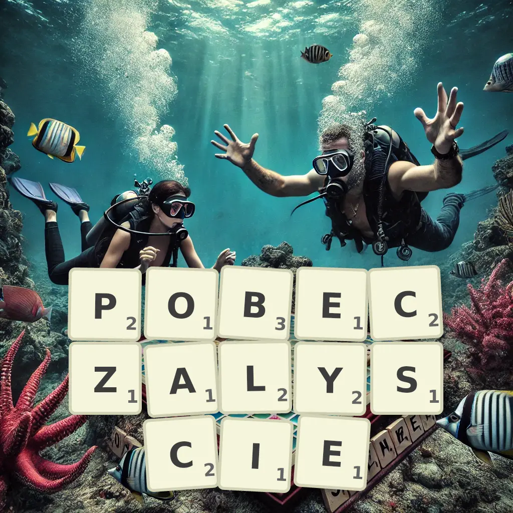 Słowa z liter POBECZAŁYŚCIE