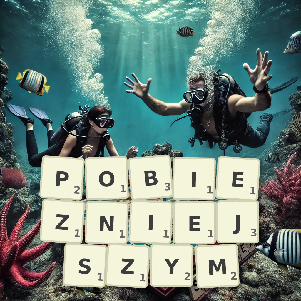 Słowa z liter POBIEŻNIEJSZYM