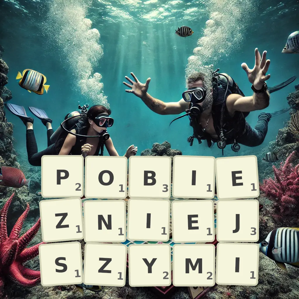 Lista słów z liter POBIEŻNIEJSZYMI Słowa z liter POBIEŻNIEJSZYMI