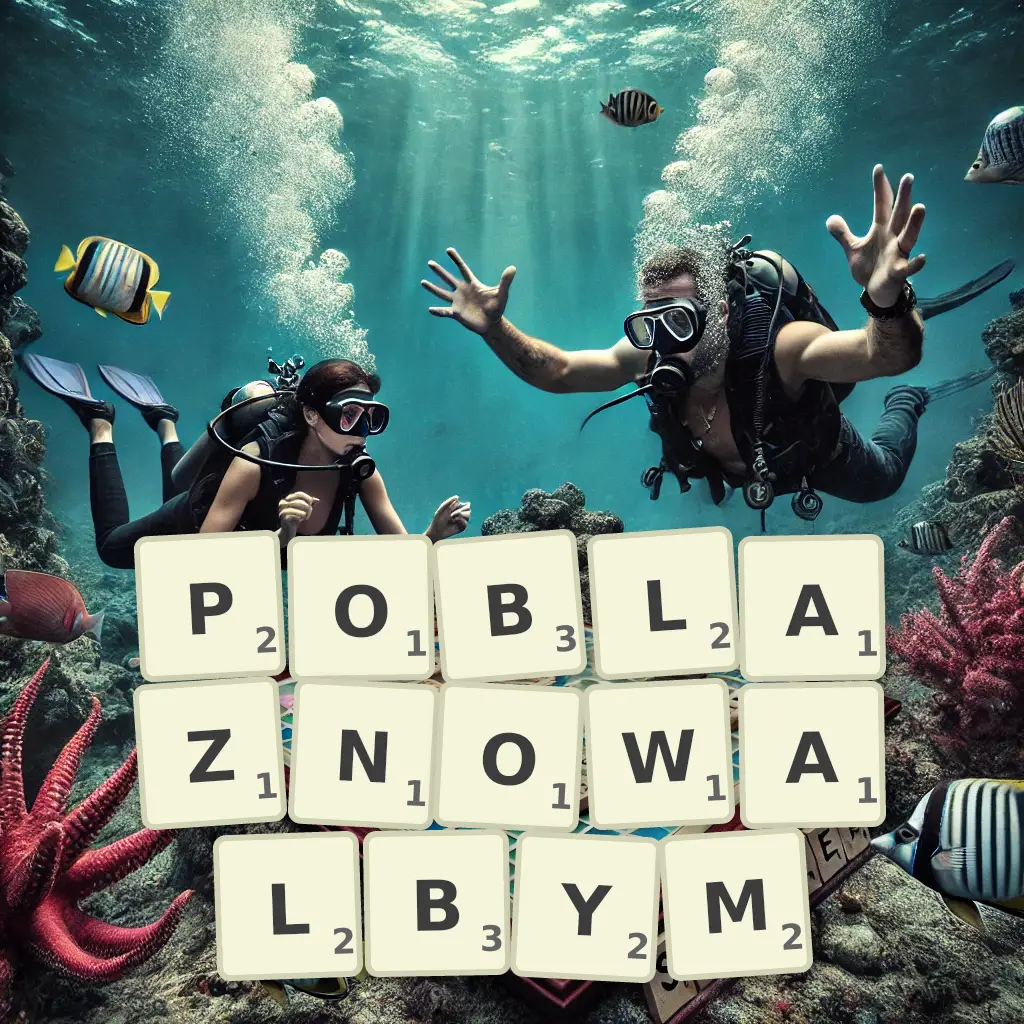 Słowa z liter POBŁAZNOWAŁBYM