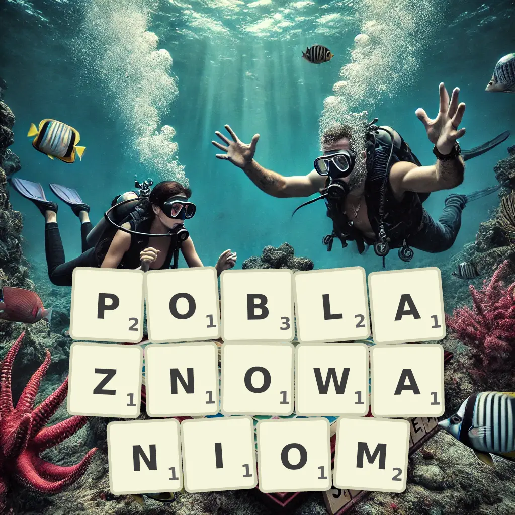 Lista słów z liter POBŁAZNOWANIOM Słowa z liter POBŁAZNOWANIOM