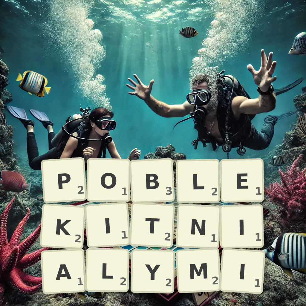 Słowa z liter POBŁĘKITNIAŁYMI