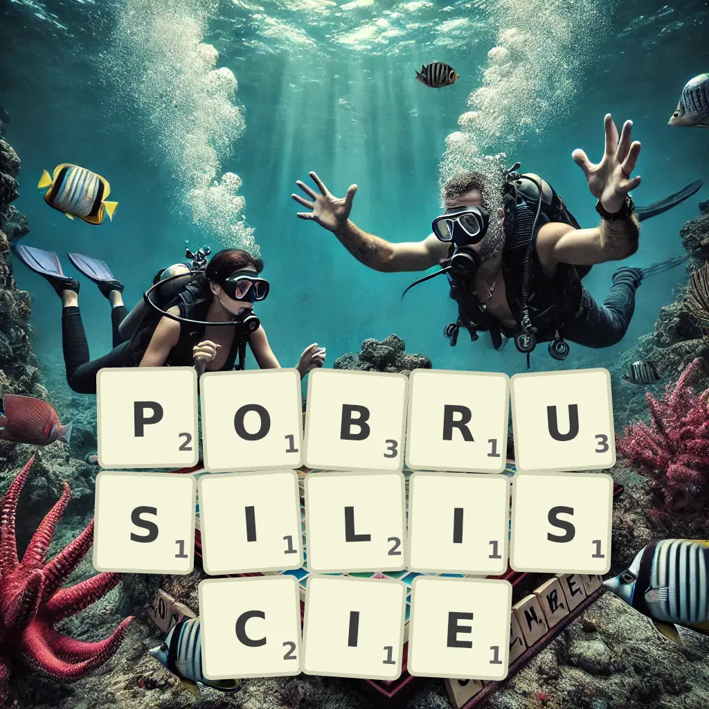 Słowa z liter POBRUSILIŚCIE