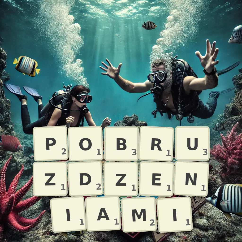 Lista słów z liter POBRUŻDŻENIAMI Słowa z liter POBRUŻDŻENIAMI