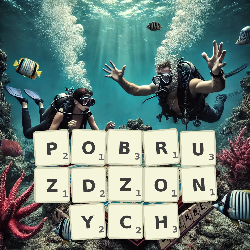 Lista słów z liter POBRUŻDŻONYCH Słowa z liter POBRUŻDŻONYCH