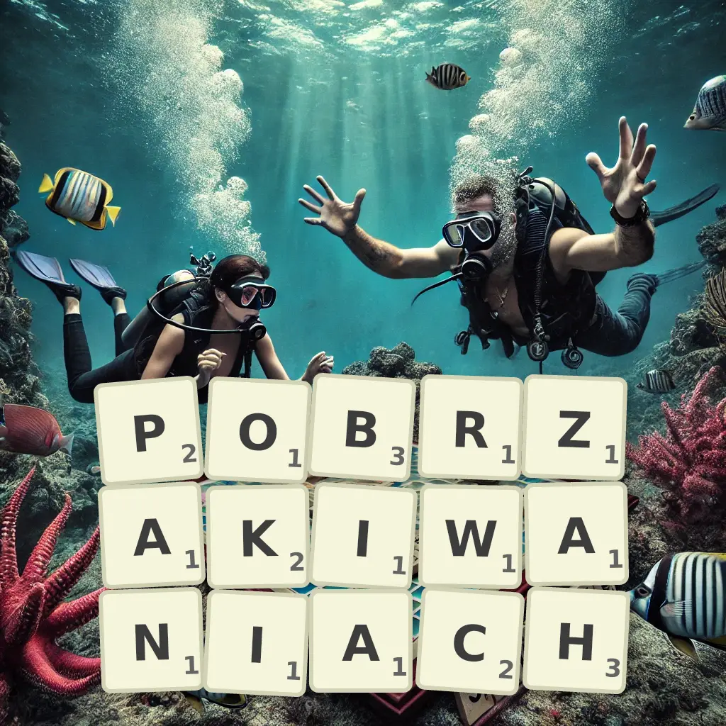 Lista słów z liter POBRZĄKIWANIACH Słowa z liter POBRZĄKIWANIACH