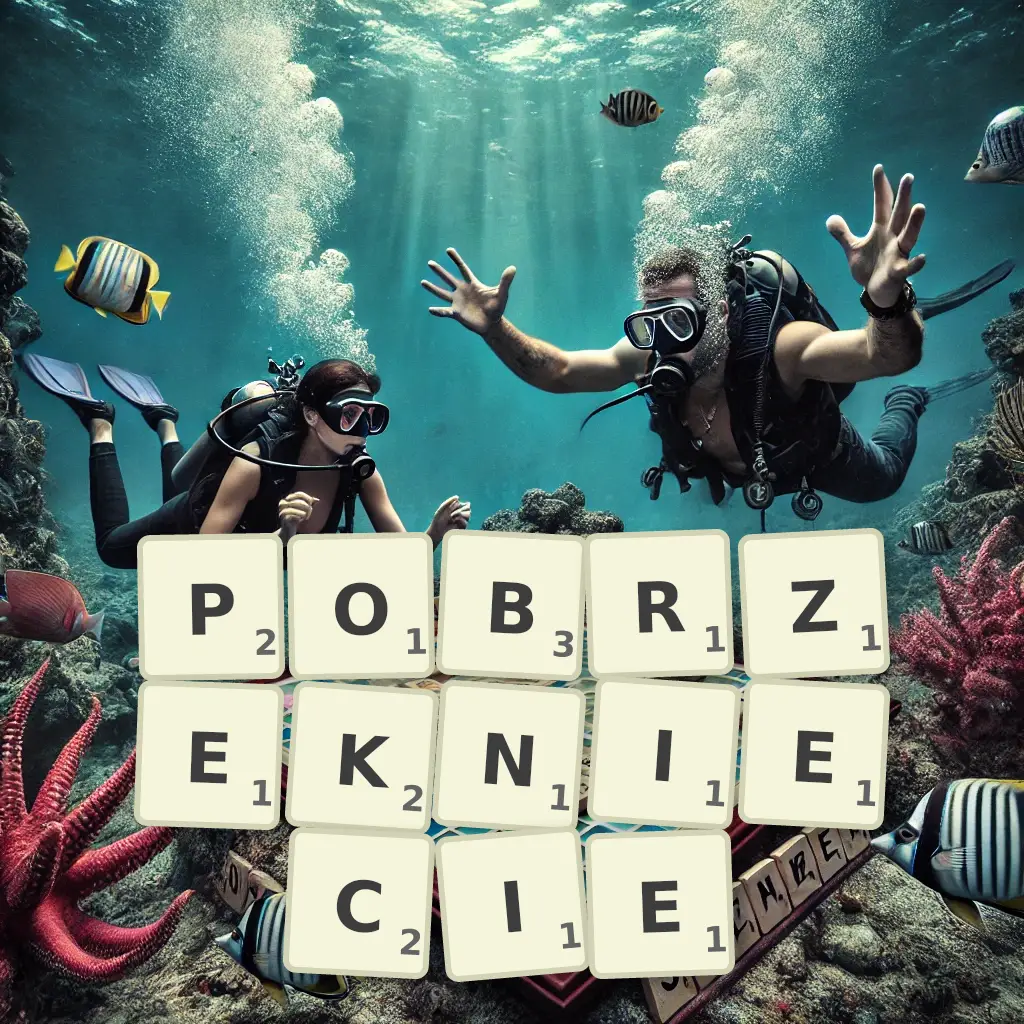 Słowa z liter POBRZĘKNIĘCIE